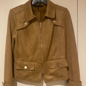 White House Black Market faux suede Jacket